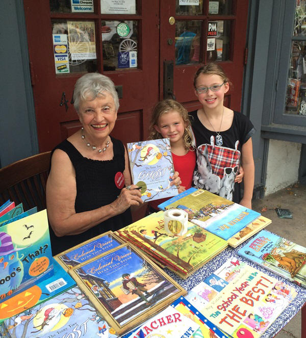 Signing at Farley's Bookshop