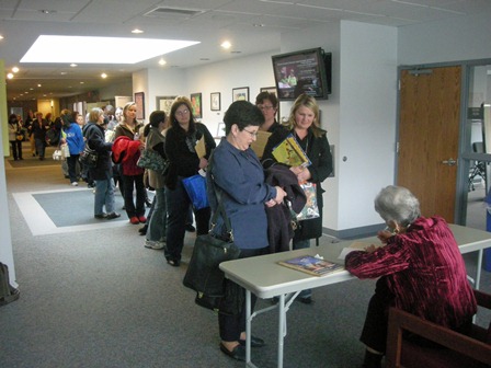 Kay Signing Books at Bucks IU